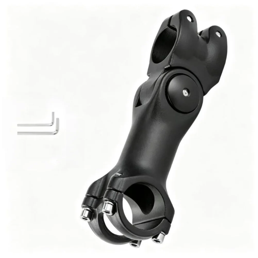 1pc Adjustable Bike Stem 31.8mm Handlebar Riser Bicycle Handlebar Stem Cycling Bar Power Stem For Mtb Bike Handlebar Stem
