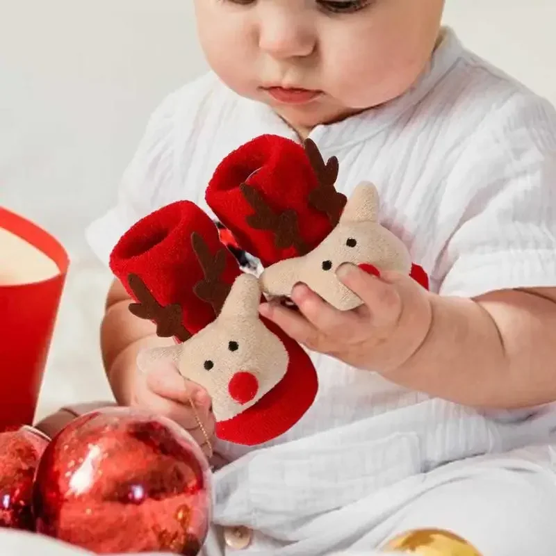 Baby Weihnachtskleidung Baby Weihnachtskleidung Kinder Weihnachtssocken Weihnachtssocke für Baby Weihnachten Baby Crew Socken weich für