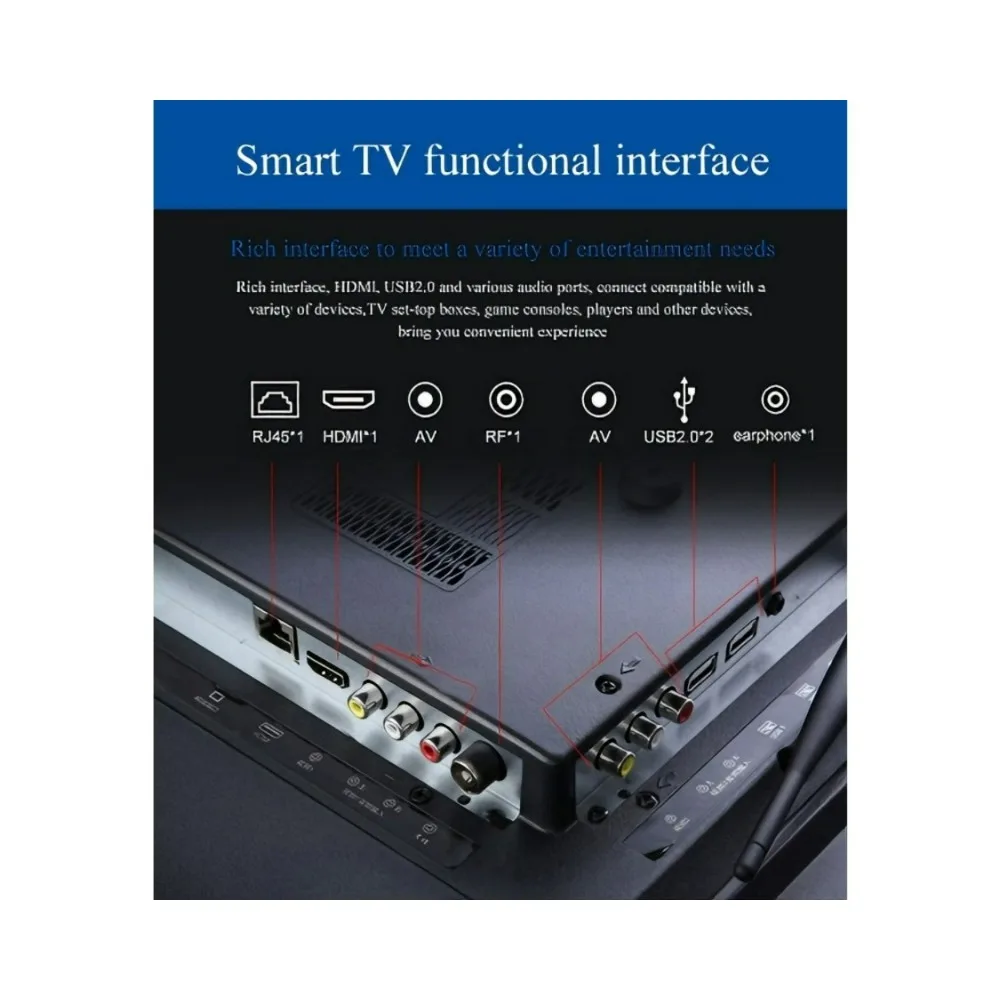 Android Smart TV 19–32 Polegadas LED Televisão de Tela Plana WiFi Sistema de Internet Inteligente TV HD para Uso em Hotel Doméstico