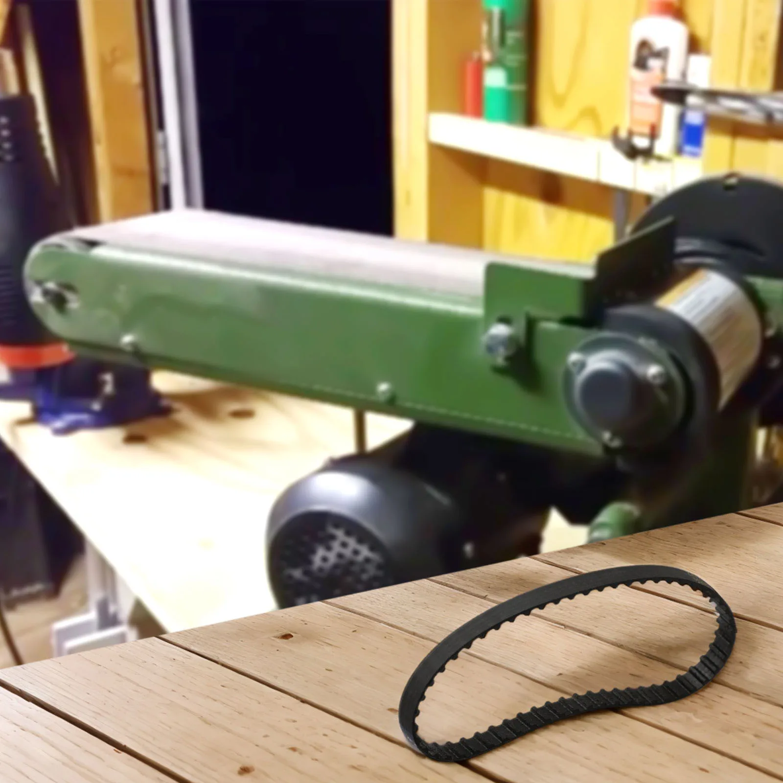Drive Belt For Sander Belt For Sander Sander Replacement BR300 Sander Black Rubber Material Brand New Condition