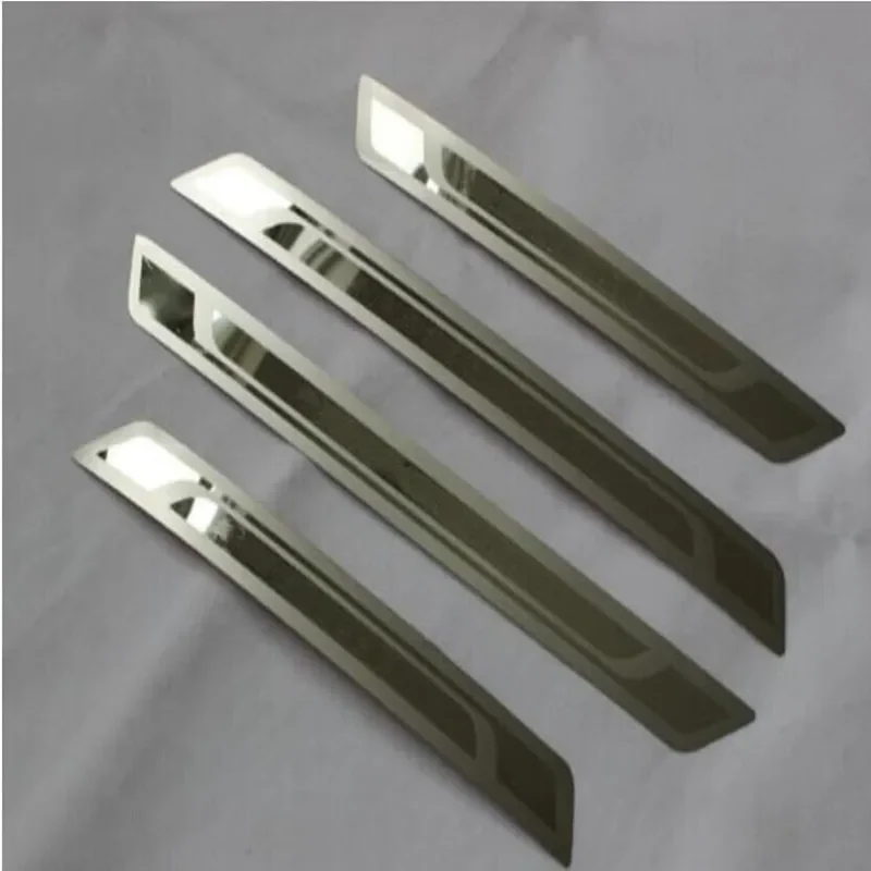 For Peugeot 206 207 208 307 308s 2008 3008 406 408 508 Stainless Steel Door Sill Plate car accessories 2008-2017 car styling