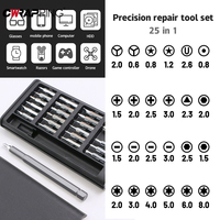 25 in 1 Precision Screwdriver Set Mobile Phone Clock Computer Multifunction Maintenance Disassembly Tool Set Screwdriver 24pcs