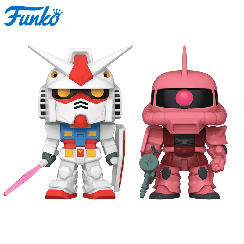 

Gundam Funko Pop Anime & Manga Super RX-78-2 Gundam MS-06S Char's Zaku II Anime Toys for Boys Gift Collectible Model Ornaments