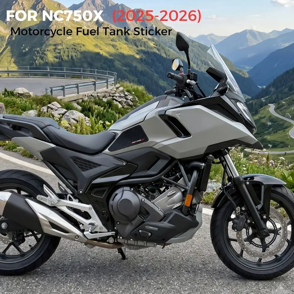 Adesivo Protettivo Antiscivolo in Gomma per Honda NC750X NC 750 X 2025 2026, Pad Antigraffio per Serbatoio Carburante, Accessorio Traction Pad