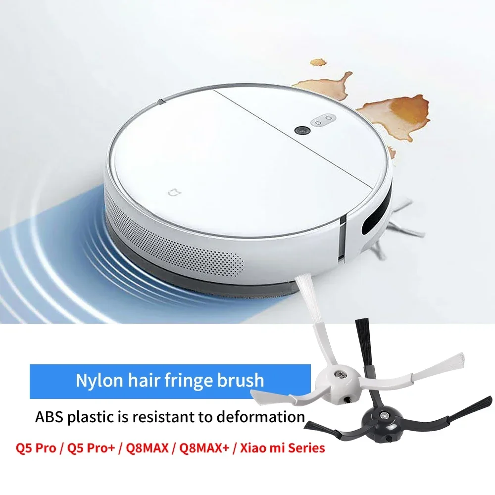 Side Brush Accessories for Xiaomi 1S Roborock S5 S6 S5MAX S50 S60 S7 Max S8 Pro Ultra E4 E5 Q5 Pro Q8 Max T8 Robot Vacuum Parts image 4