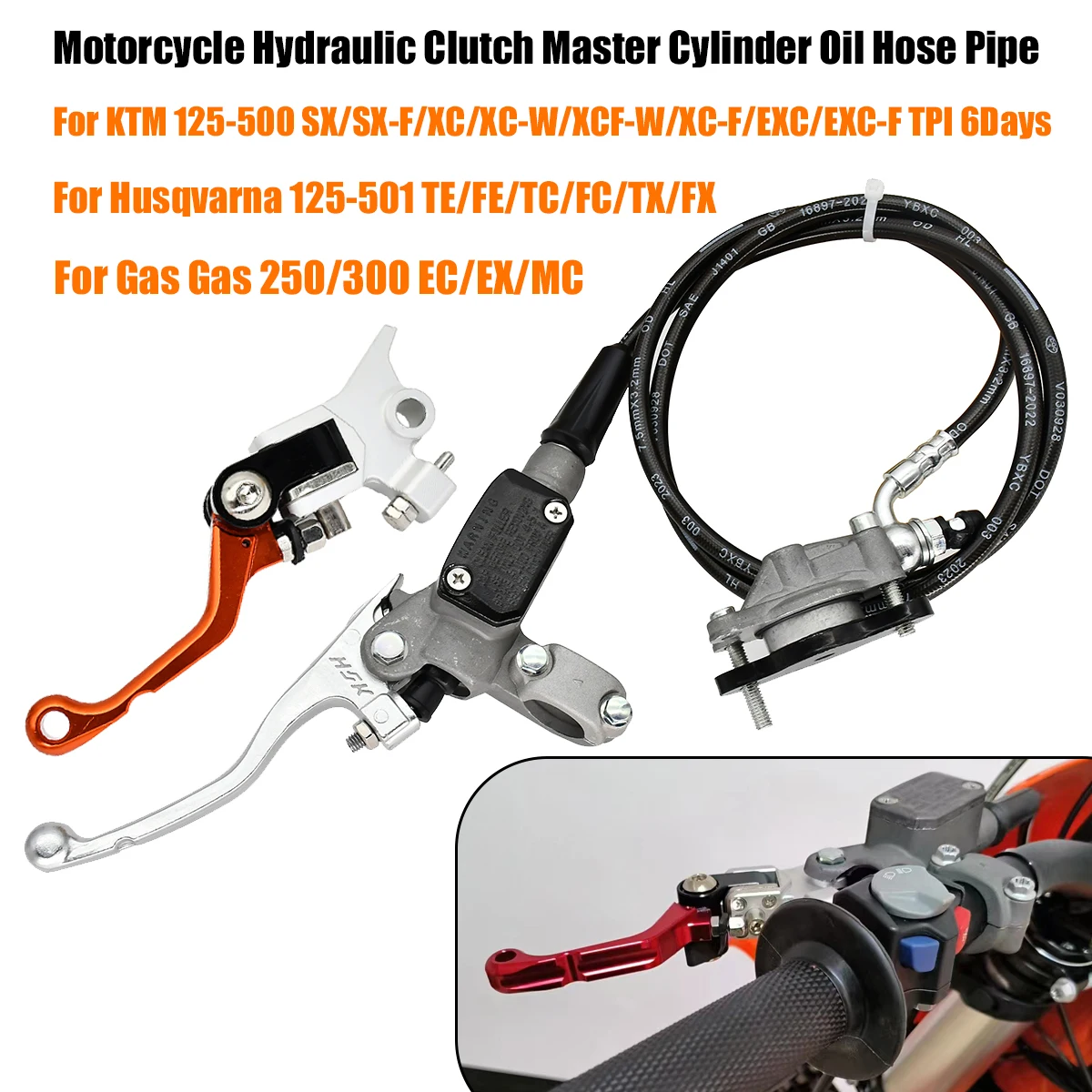 Pompa sprzęgła hydraulicznego do motocykli KTM EXC EXC-F SX SX-F XC XC-W XCF-W XC-F TPI 6Days 125 150 250 350 450 500