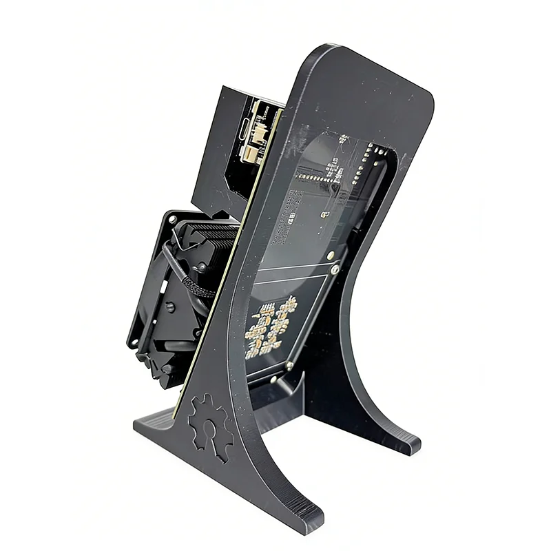 Bitaxe NerdQaxe++ 4.8TH/s 68W Solo BTC Miner, 4XBM1370 ASIC Chips 2.4G WiFi Open-Source Low Power Stable Bitcoin Mining Machine