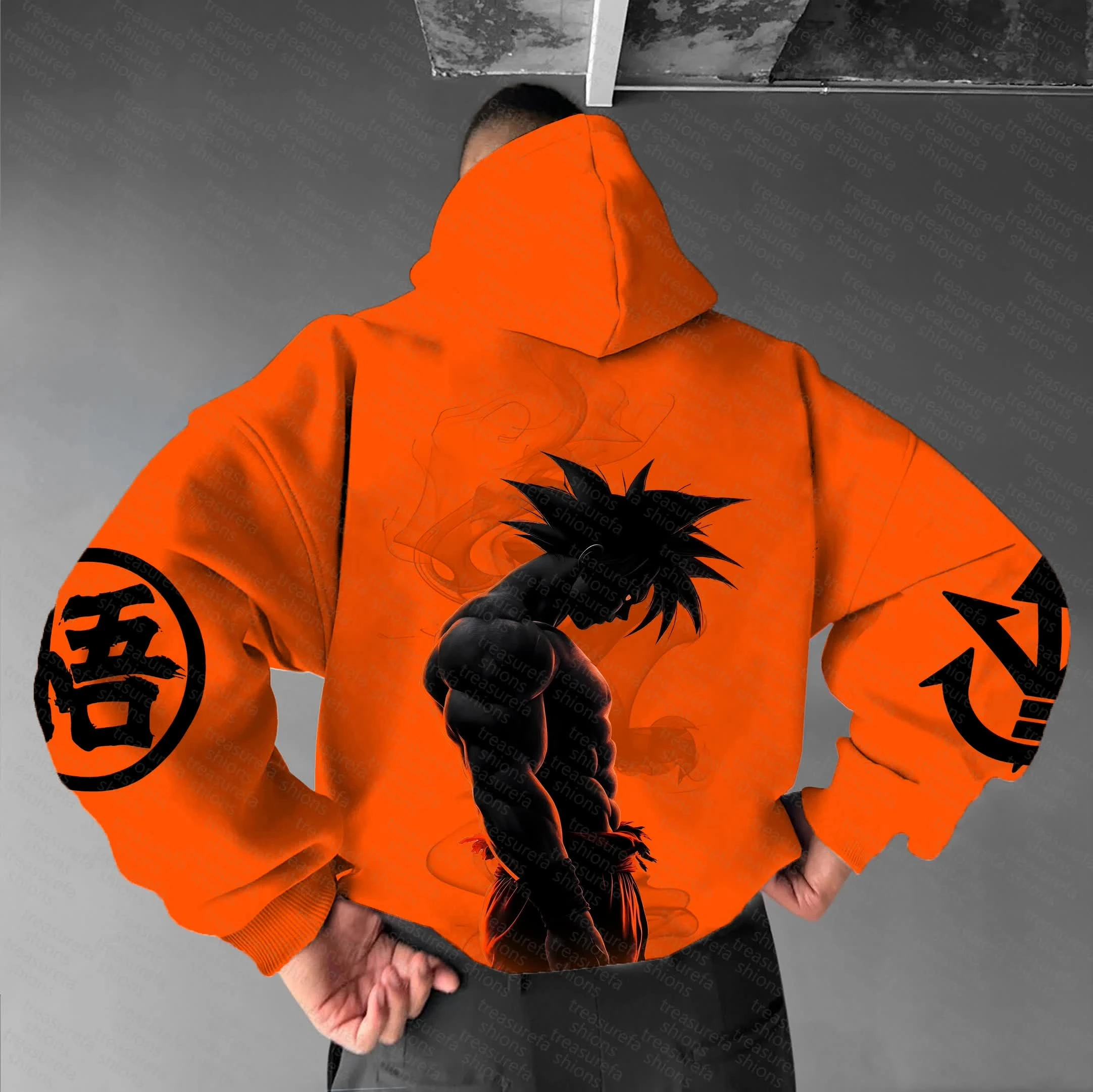 Moletom com capuz Dragon Ball – Macio, respirável e elástico | Moletom com capuz moderno | Moletom com capuz ideal para esportes e lazer!