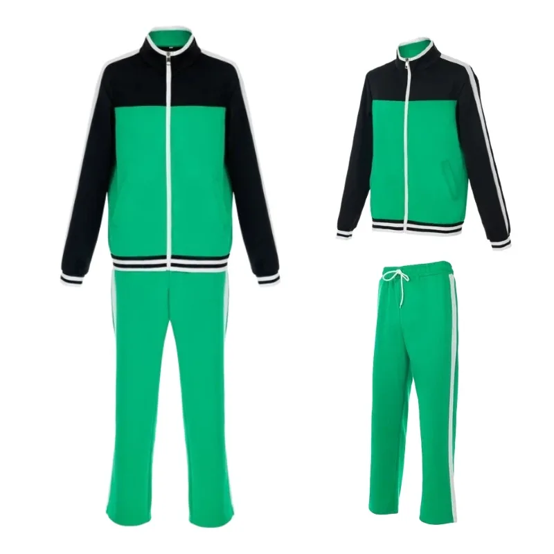 

Satou Kazuma Cosplay Costume Sports Wear Uniform Top Pant Coat Suit for Men Anime Roleplay Clothing Halloween Party Outfit