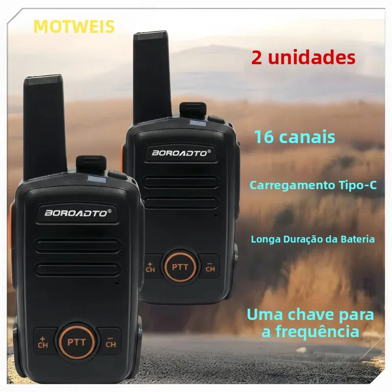 2-個ミニトランシーバー-16-チャンネル-pmr-frs-ラジオ長距離-uhf-トランシーバーポータブル双方向ラジオホテルビジネスアウトドア用