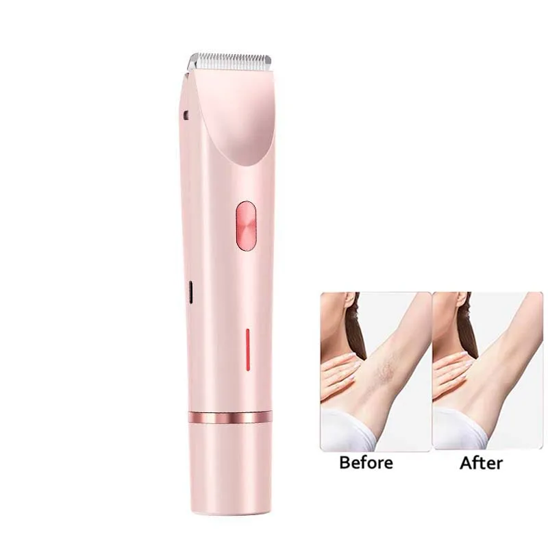 

Лидер продаж, USB-инструмент для удаления волос, перезаряжаемая женская бритва 2 в 1, безболезненная бритва для удаления волос для легко удаления