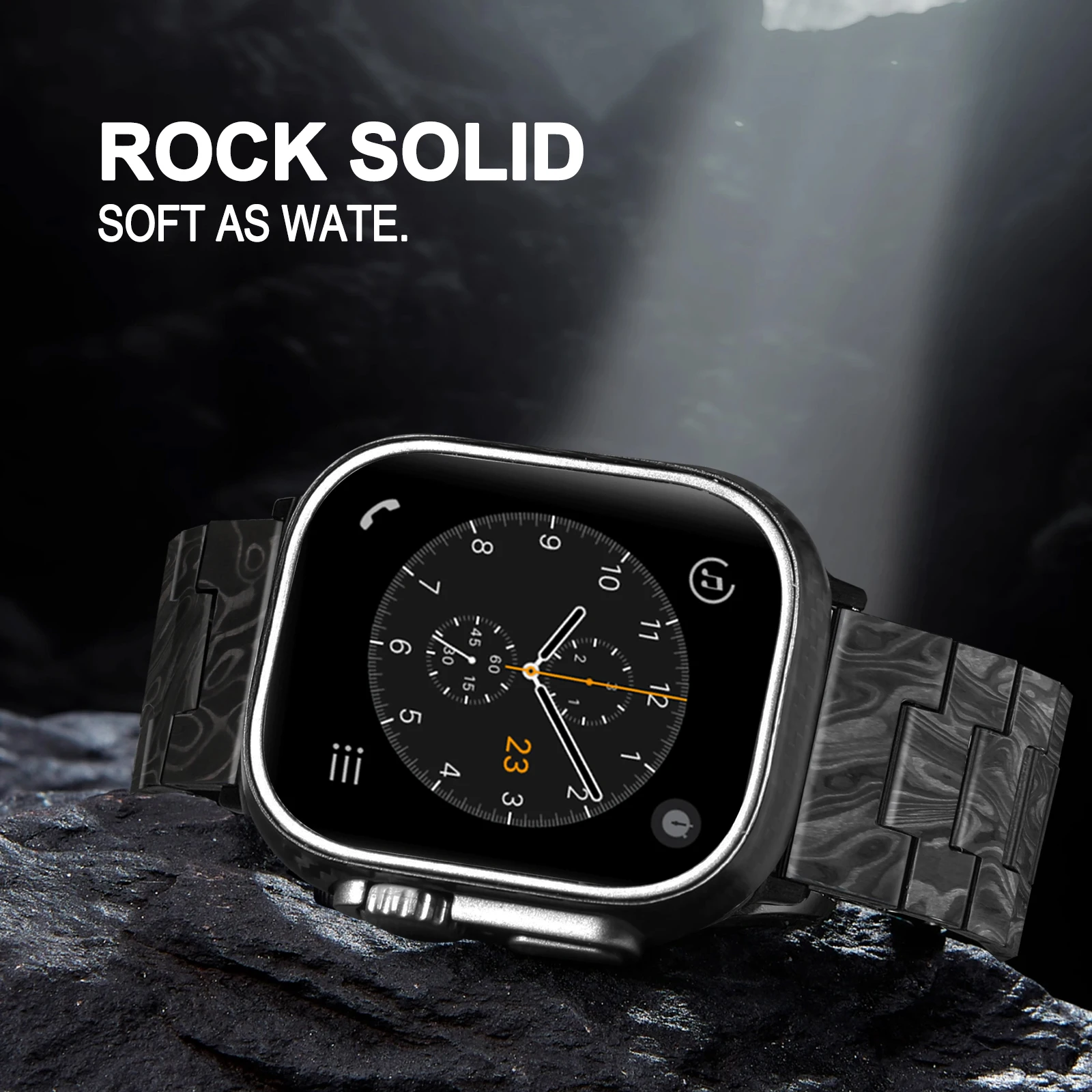 Apple-パイナップル,チタン,カーボンファイバーの超軽量時計