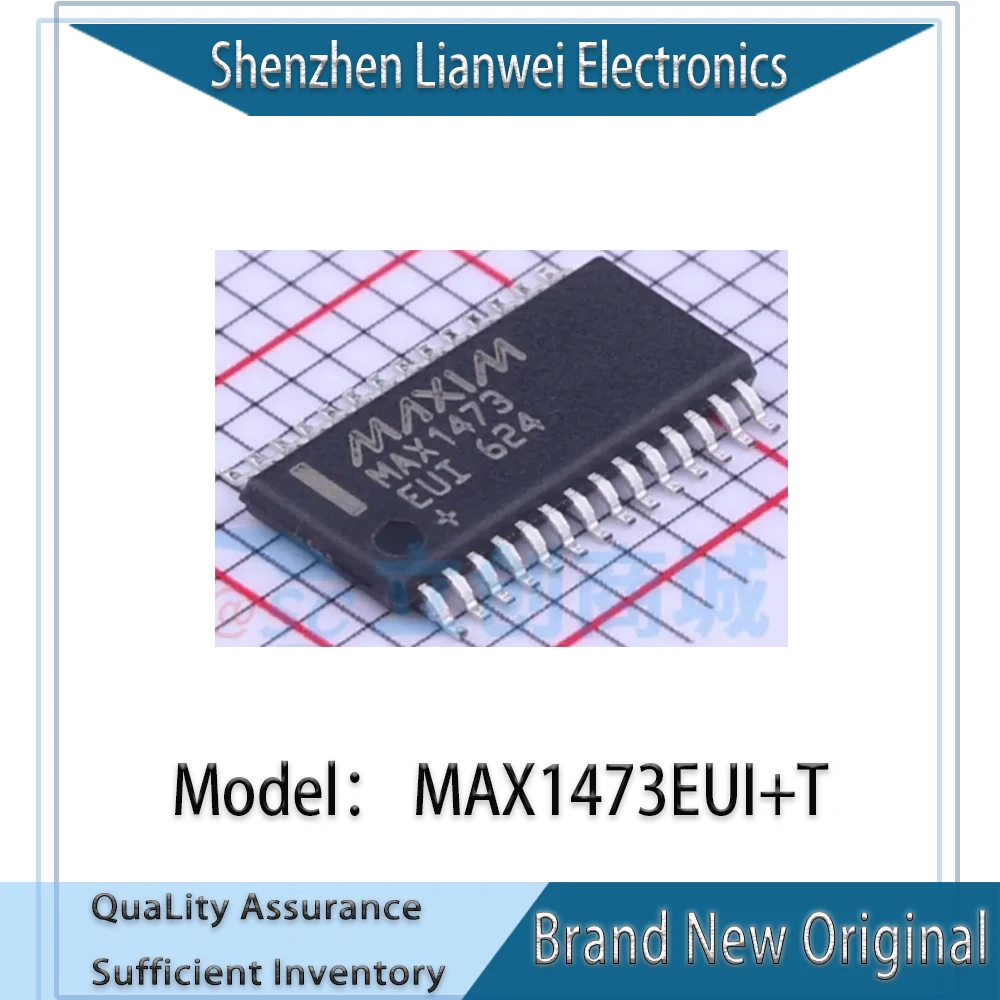 

100% New Original MAX1473 MAX1473EUI+T MAX1473EUI IC RF Receive Chipset TSSOP-28
