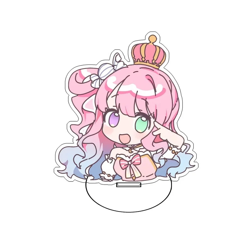 Anime Cute Toy Hololive Vtuber Figure Stand Usada Pekora Uruha Rushia Hosimati Suisei Inugami Korone Acrylic Keychain 10CM view 6
