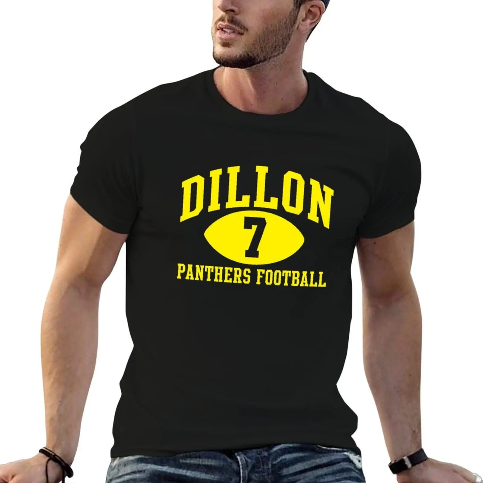 

Dillon Panthers Football #7 T-Shirt man graphic t shirt mens graphic t shirts T-Shirt