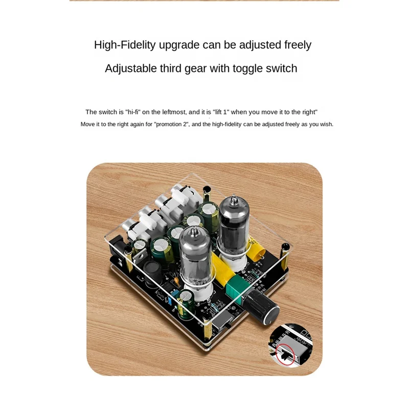 لوحة نهائية موثوقة بتيار مستمر 6K4 أنابيب مع نسخة معززة لوحة Preamp مكبر للصوت Hifi Tube Preamplifier Board-ABDQ