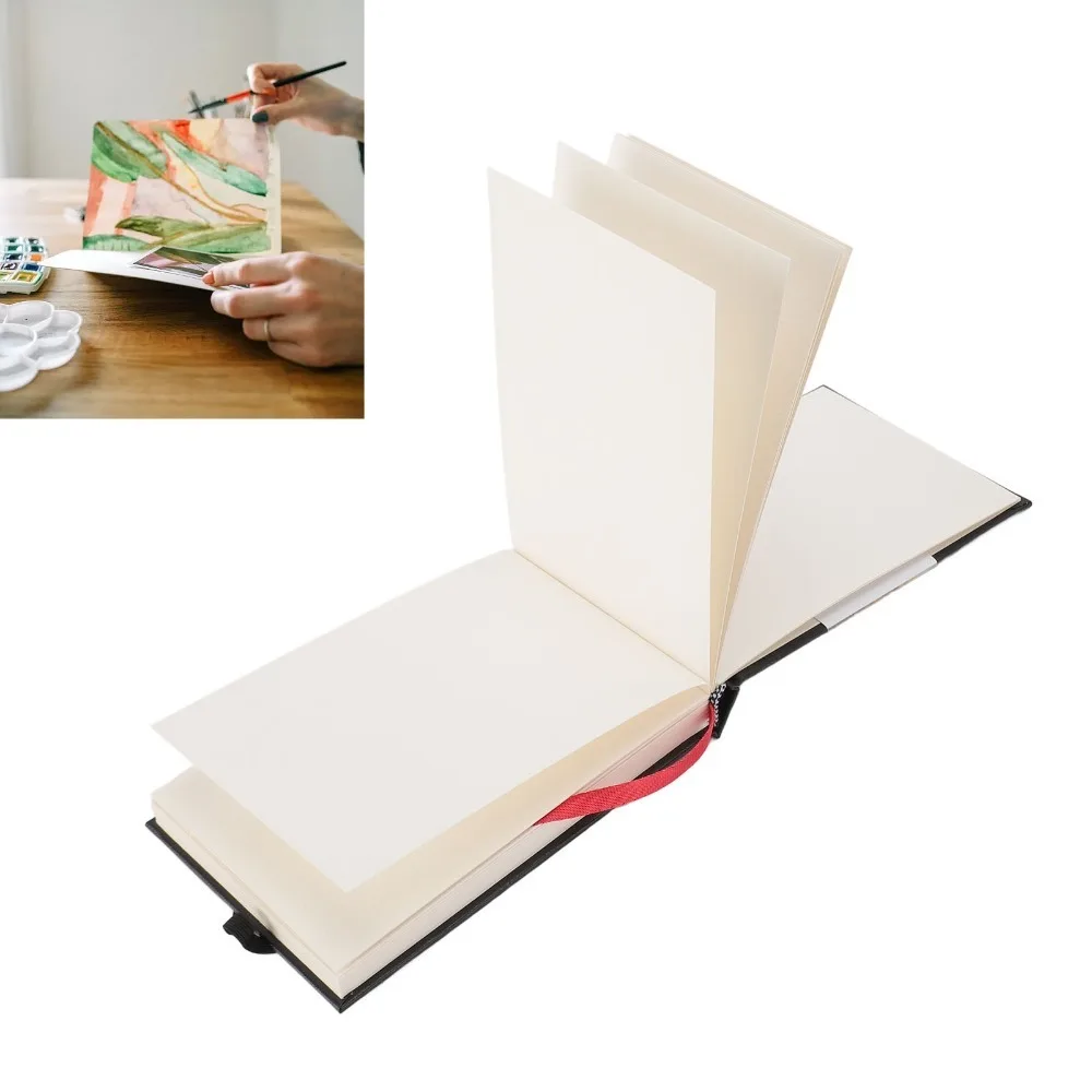 Lychee Grain Texture Watercolor Paper Notebook Two Available Dimensions Premium Thick Paper Lychee Texture Drawing Pad