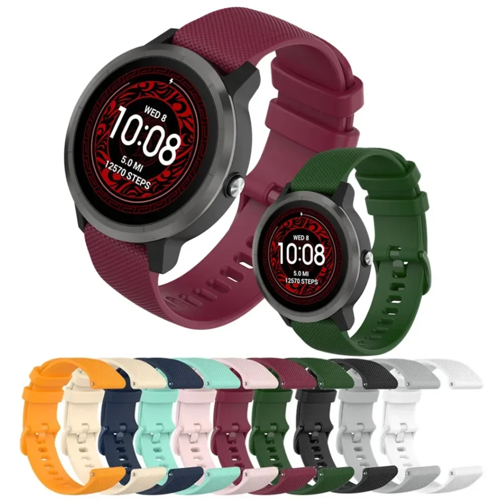 سوار سيليكون للساعة فيفواكتيف ، سوار ذكي ، حزام لساعة فينو ، سوار معصم رياضي ، 3 4 و 4S ، 22 ، 20 دقيقة ، 18 دقيقة