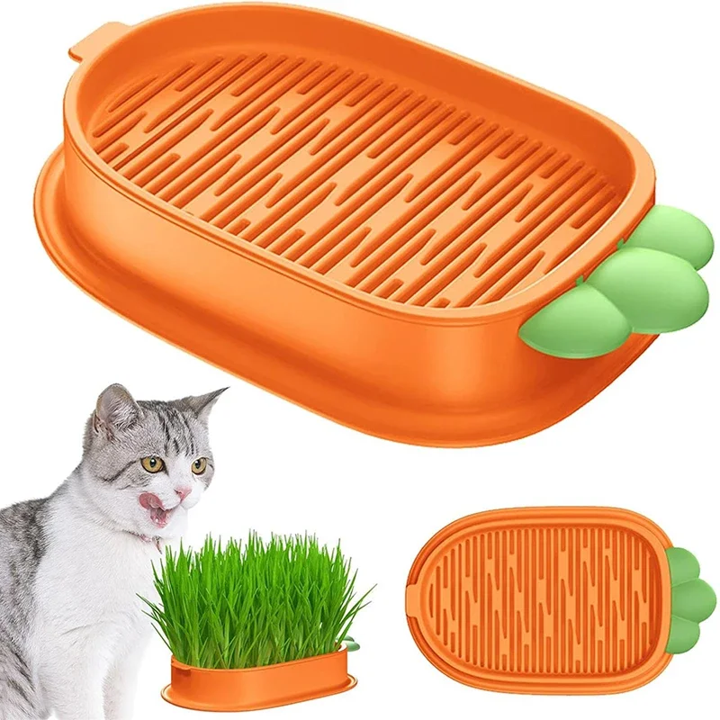 

Cat Grass Planting Box Cat Snack Mint Planting Hydroponic Box Reusable Catnip Growing Container Cultivation Cup Cat Supplies