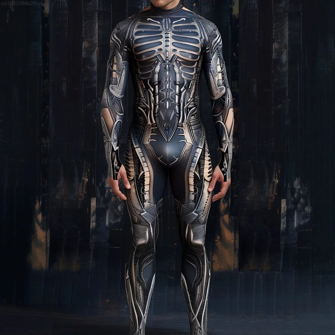 

Halloween Snake Print Cosplay Jumpsuit Animal Skin Chameleon Unique Morphsuits Rave Party Show Elastic Bodysuit Steampunk Zentai