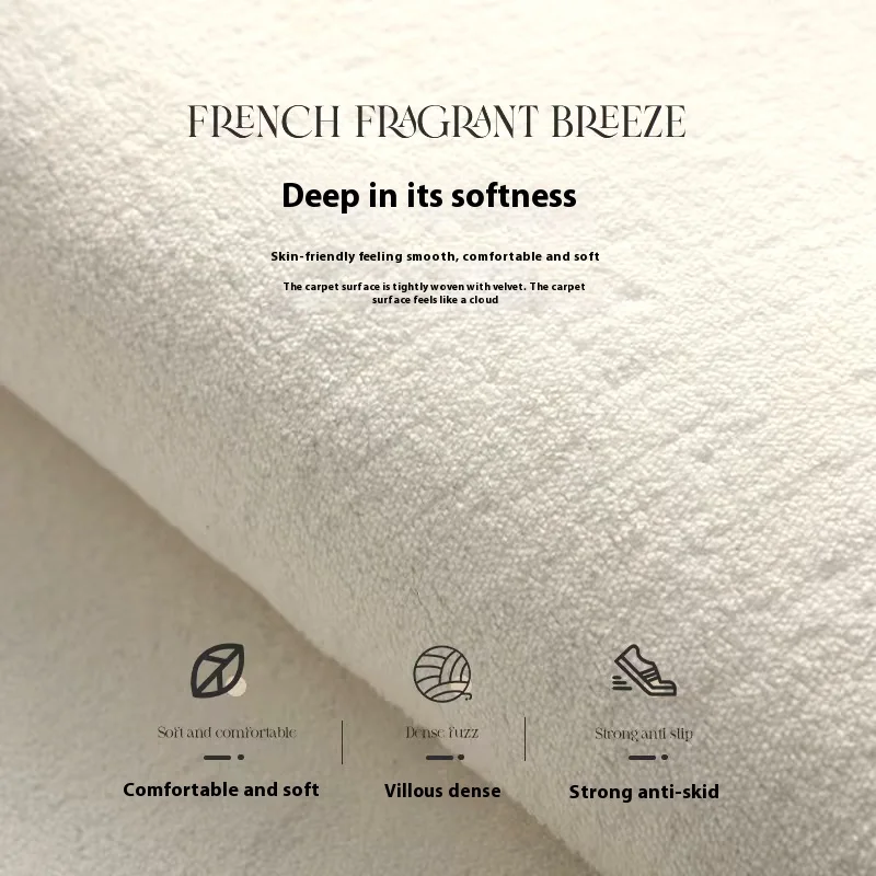 Tapete com letras irregulares VIKAMA, tapete macio tipo caxemira, almofada antiderrapante para cadeira de quarto, tapete para decoração de casa