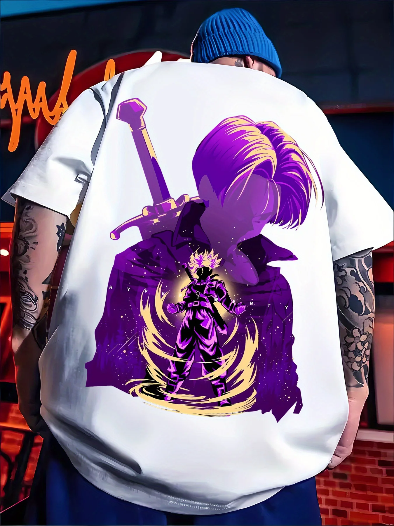 

Anime Dragon Ball Torankusu Harajuku Summer T-Shirt Men Cotton Fitness Oversized Vintage Street Women Casual Loose Short Sleeves