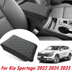 For Kia Sportage 2023 2024 2025 PU Armrest Cover Arm Rest Pad Cover Protector Kia Sportage NQ5 Console Lid Heighten Cushion