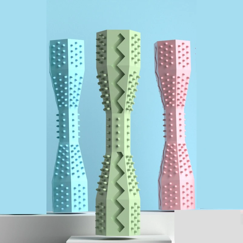 Pet Bite Toy New Hexagonal Dog Chewing Stick Bite-resistant Fun Toys Toys Grinding Teeth Cleaning Stick is durable image 5