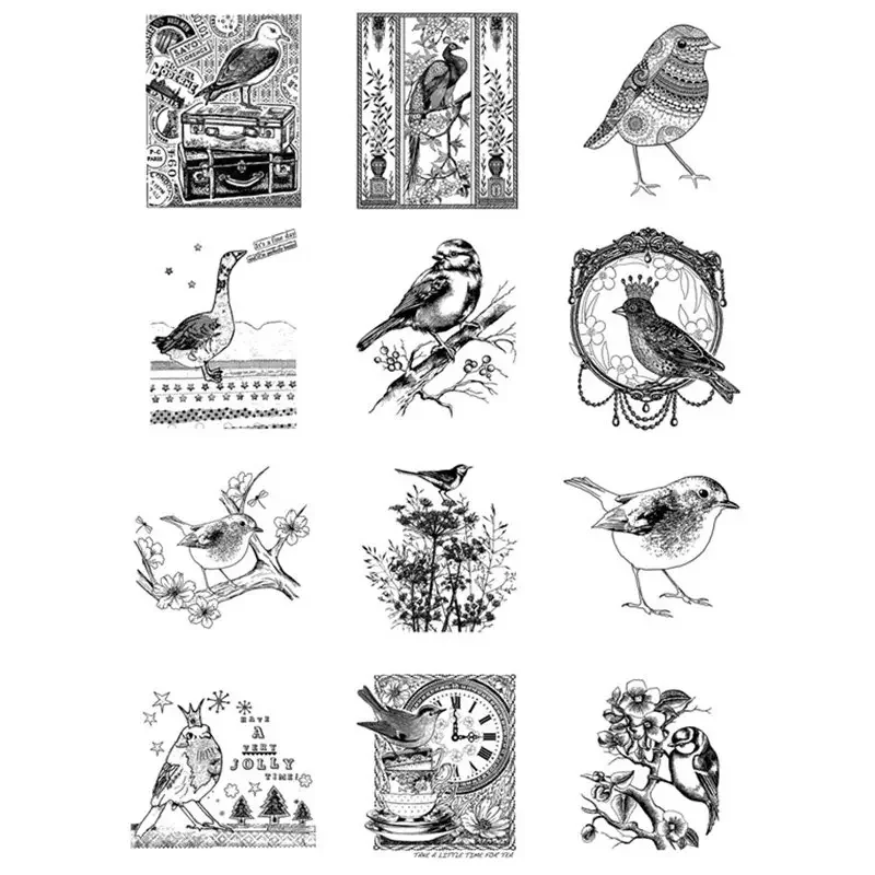 New Arrival Animals Clear Stamps 2021 For Scrapbooking Paper Making Bird Peacock Account Craft Set Card Transparent Seal