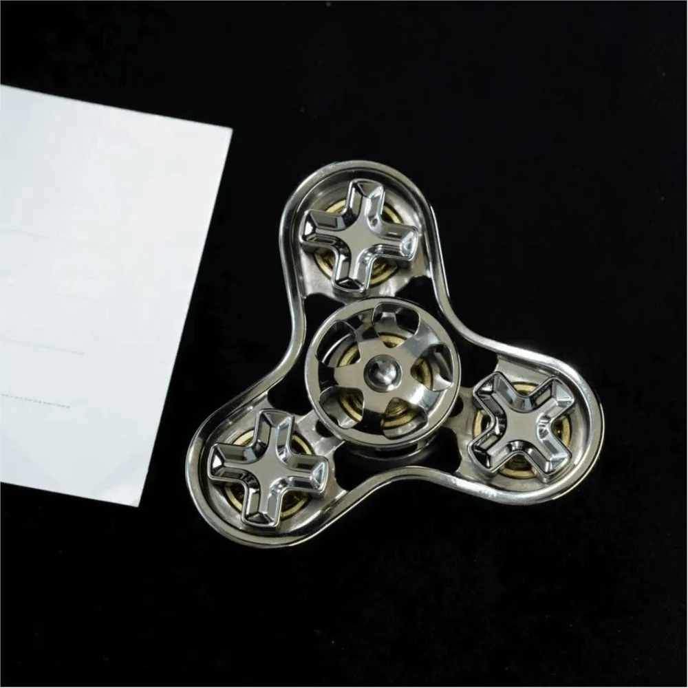 QEDC الطائرات تململ سبينر ألعاب متململة للبالغين أدوات تخفيف القلق المعدنية التصاميم الأصلية الدوران #4