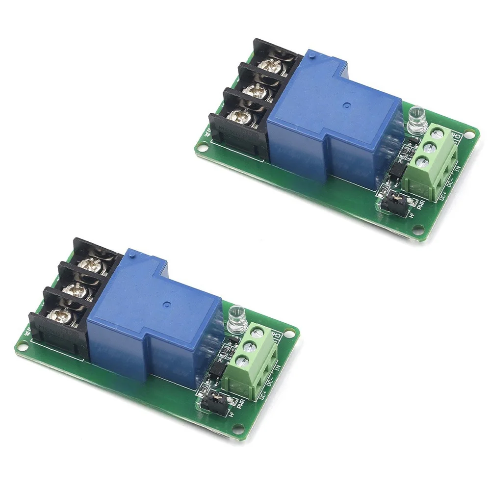 2PCS 5V Single Channel Relay Module Built for Industrial Use with Heavy Duty AC 250V30A and DC 30V30A Switching Capacity