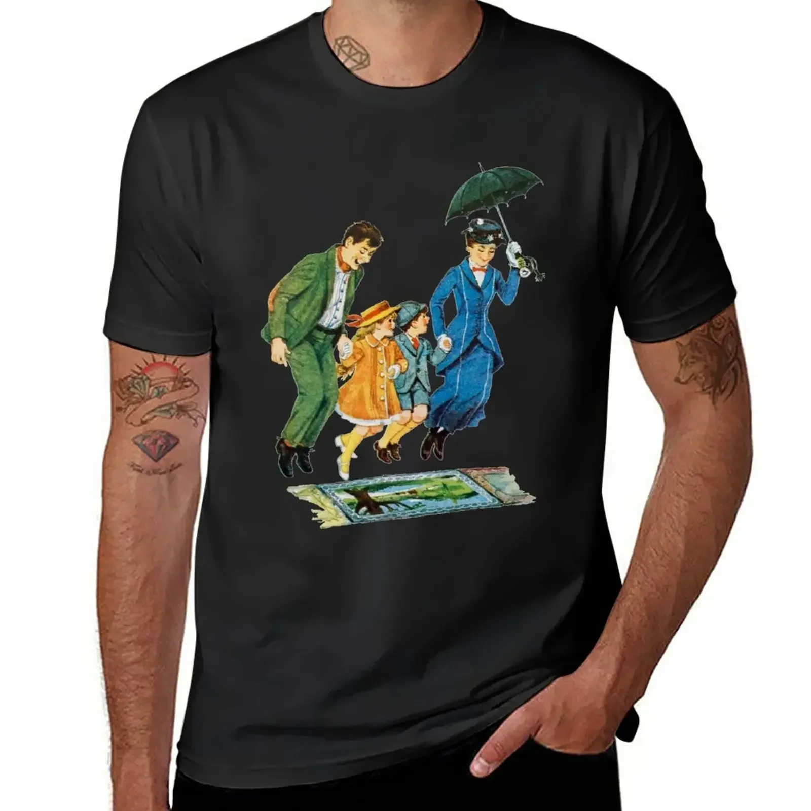 Mary Poppins XIX T-Shirt blanks anime stuff big and tall t shirts for men