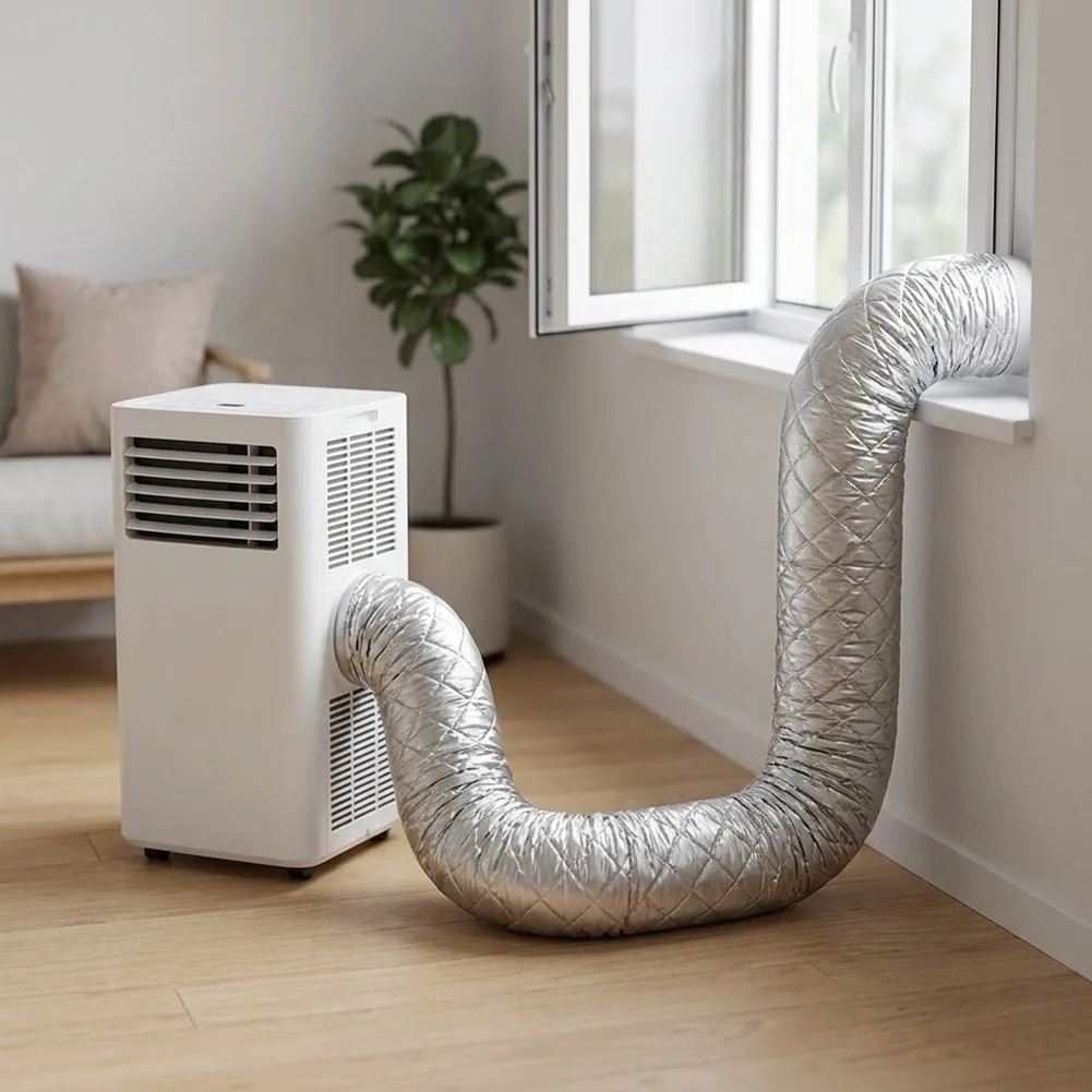 Dustproof AC Cover Air Conditioner Hose Cover For Home Cooling Compatibility With Various Models For 5.9-inch Hoses