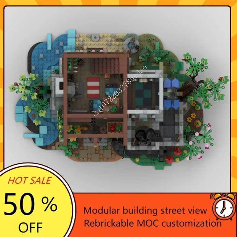 3482 pièces personnalisé MOC château médiéval Greenwood montre modèle technologie créative bricolage Puzzle assemblage jouets cadeaux d'anniversaire