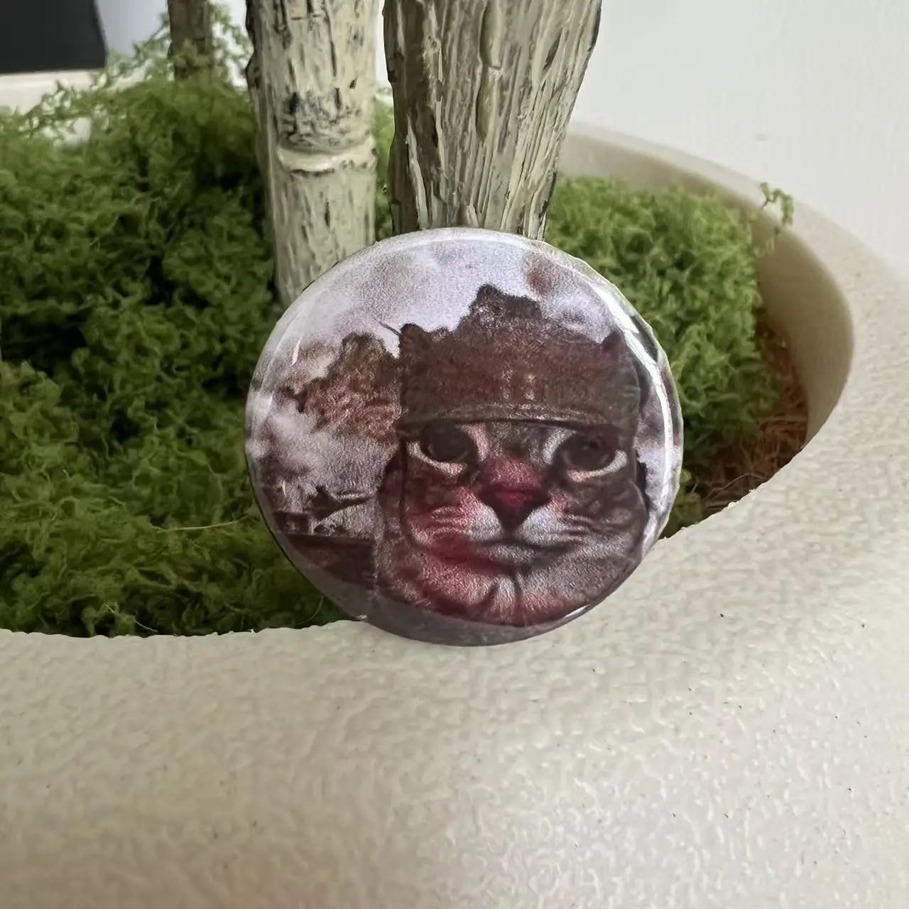 1 Stück Meme-Anstecknadeln | Reaktionsbilder-Knopfabzeichen Brosche für Schmuckzubehör – Detail 3