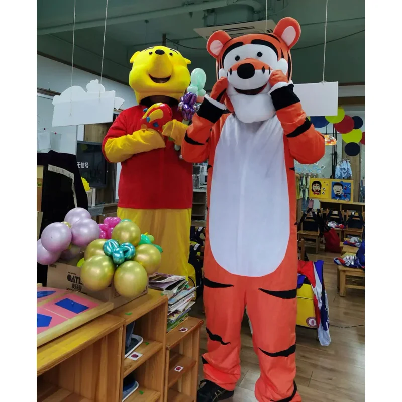 Cosplay Tigger tiger Mascot Costume Advertising ceremony Fancy Dress Party Animal anmie stage perform shows surprise props