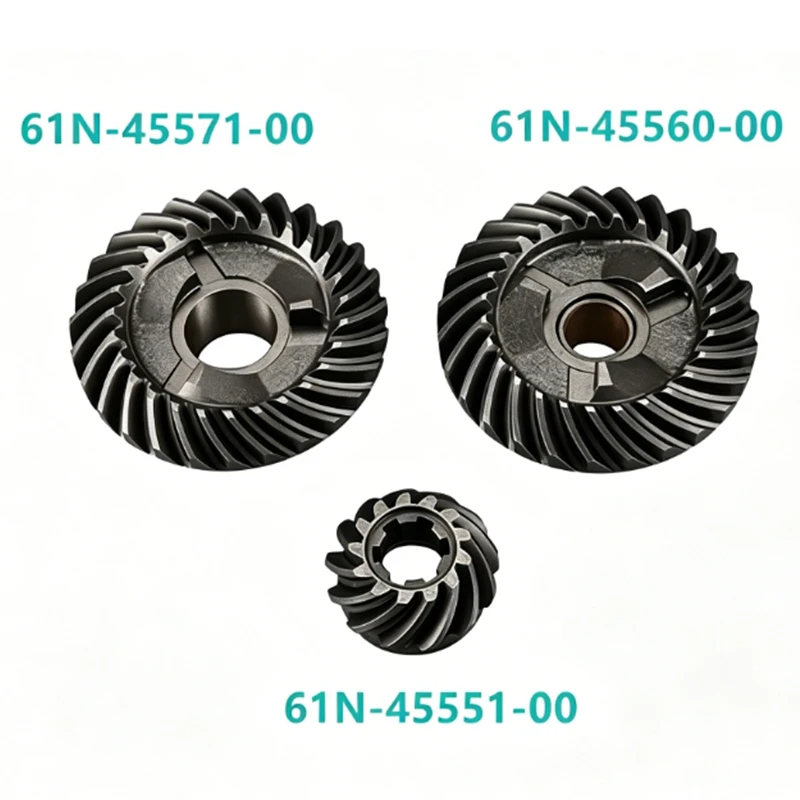 

61N Gear Kit for Yamaha 2 Stroke 30HP Forward Gear 61N-45560 Reverse Gear 61N-45571-00 Pinion Gear 61N-45551-00