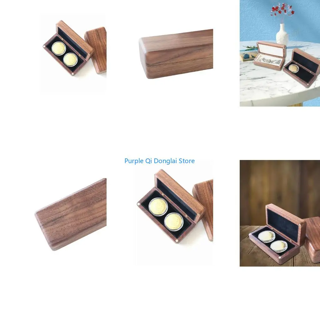 L21E Stylish Elegant Pins and Medals Storage Case Accessory Portable for Desk Or Office Display Home Organization