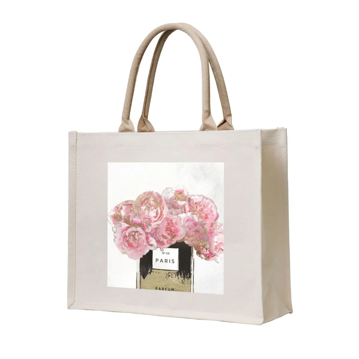 Pink Scented Tote Bag reusable shopping bag eco pack reusable grocery bags