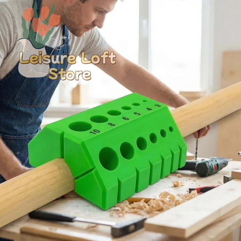 DIY Woodworking Drill Guide Plastic 45 Degree 90 Degree Angle Positioning Tool for Precision Hole Location Tasks