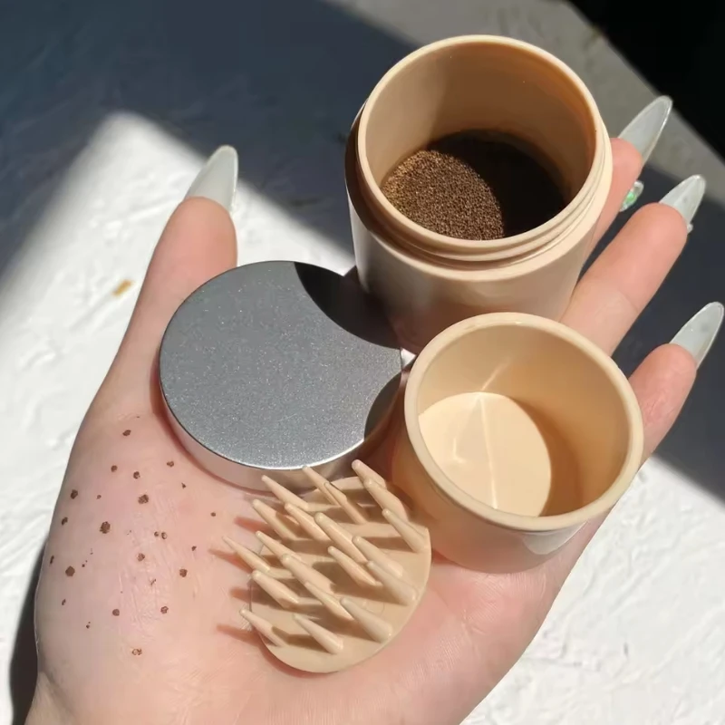 エアクッションそばかす顔ボディそばかすスタンプキットリアルなそばかす自然シミュレーション偽ドットスポットコームシール防水メイク