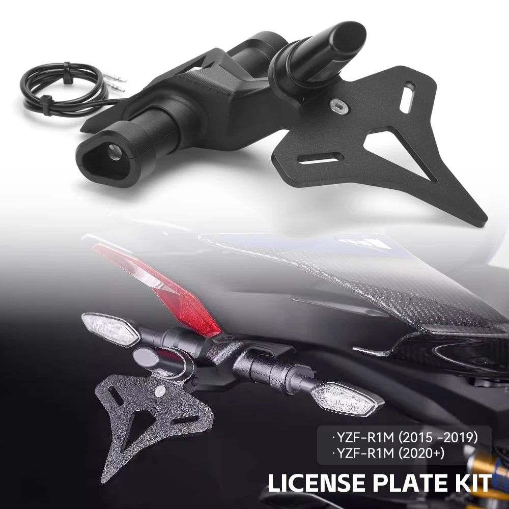 

NEW Motorcycle Rear Short Tail Stock License Plate Holder Tailstock Bracket Kit For Yamaha YZF-R1M YZFR1M YZF R1M 2015-2023 2022