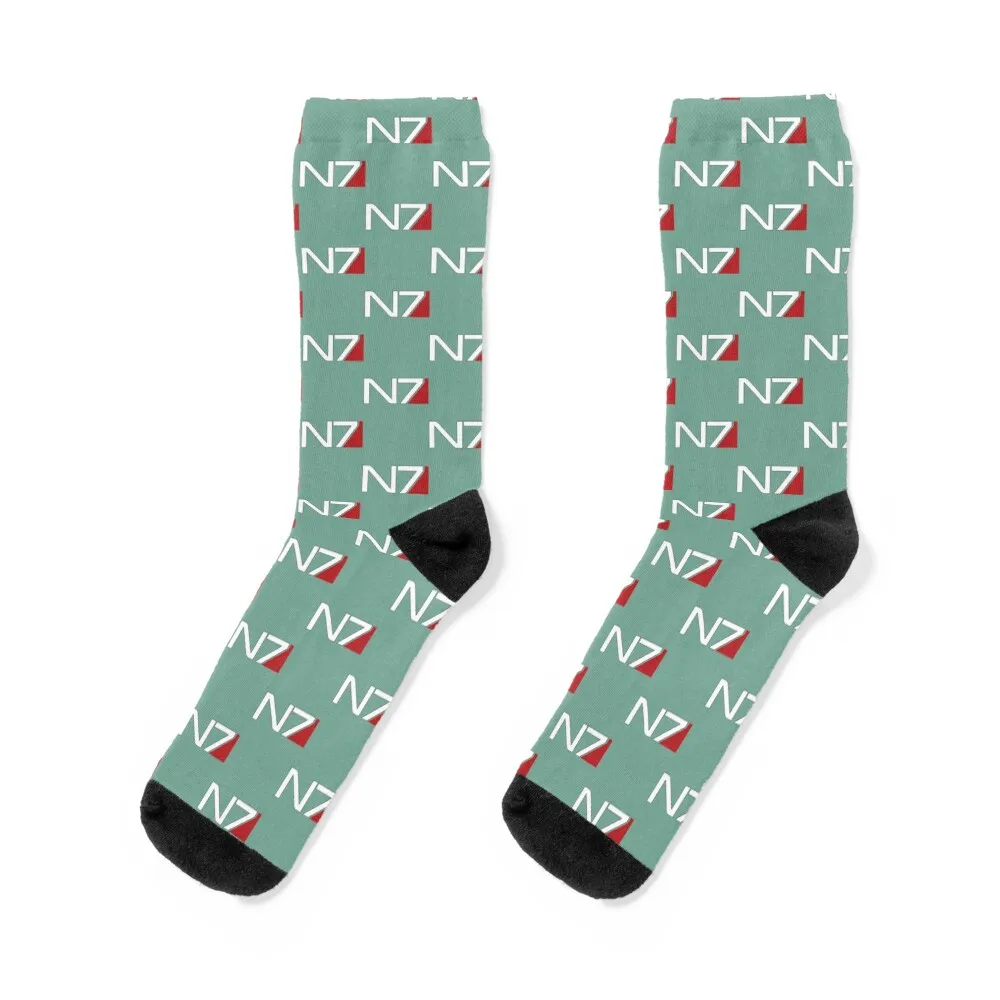 

Mass Effect N7 Socks Toe sports anti-slip colored Mens Socks Women's