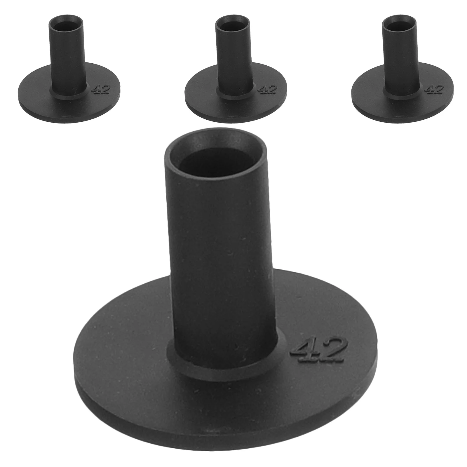 4Pcs Silicone Golf Tees 42Mm Reusable Tee Holders for Grass Or Mat Easy Visibility Portable Golf Training Supply