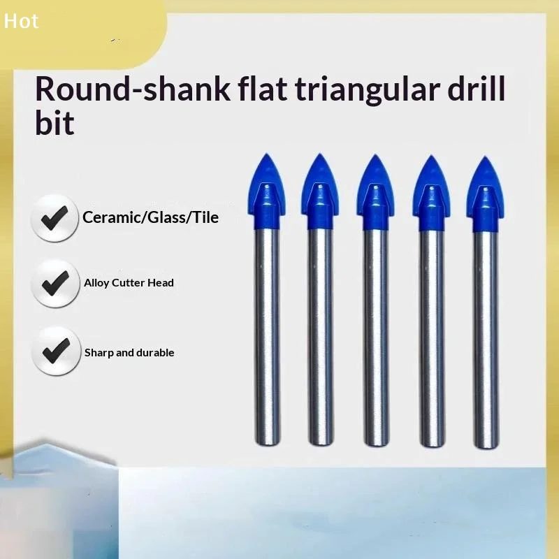 4mm-12mm Wall Hole Opener Hole Opener Carbide Bit Triangular Metal Drill Drill Bit Glass Drill BitsFurnishing world