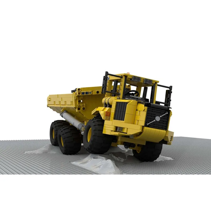 MOC-248929 New Mine Articulated Remote Control Dump Truck Building Block Model 1673 Parts Boys Children Christmas Toy Gift view 6