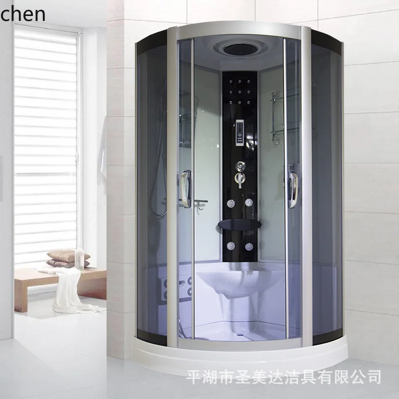 ZML Integrated Shower Room Household Independent Tempered Glass Household Bathroom Integrated
