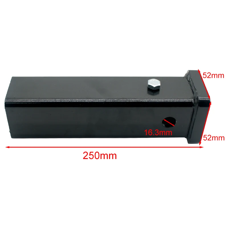 10 Inch Long Weld On 2 Inch Trailer Hitch Receiver Tubing Tow Bar Hitch Ball Mount Bolt On Fits Standard 2\