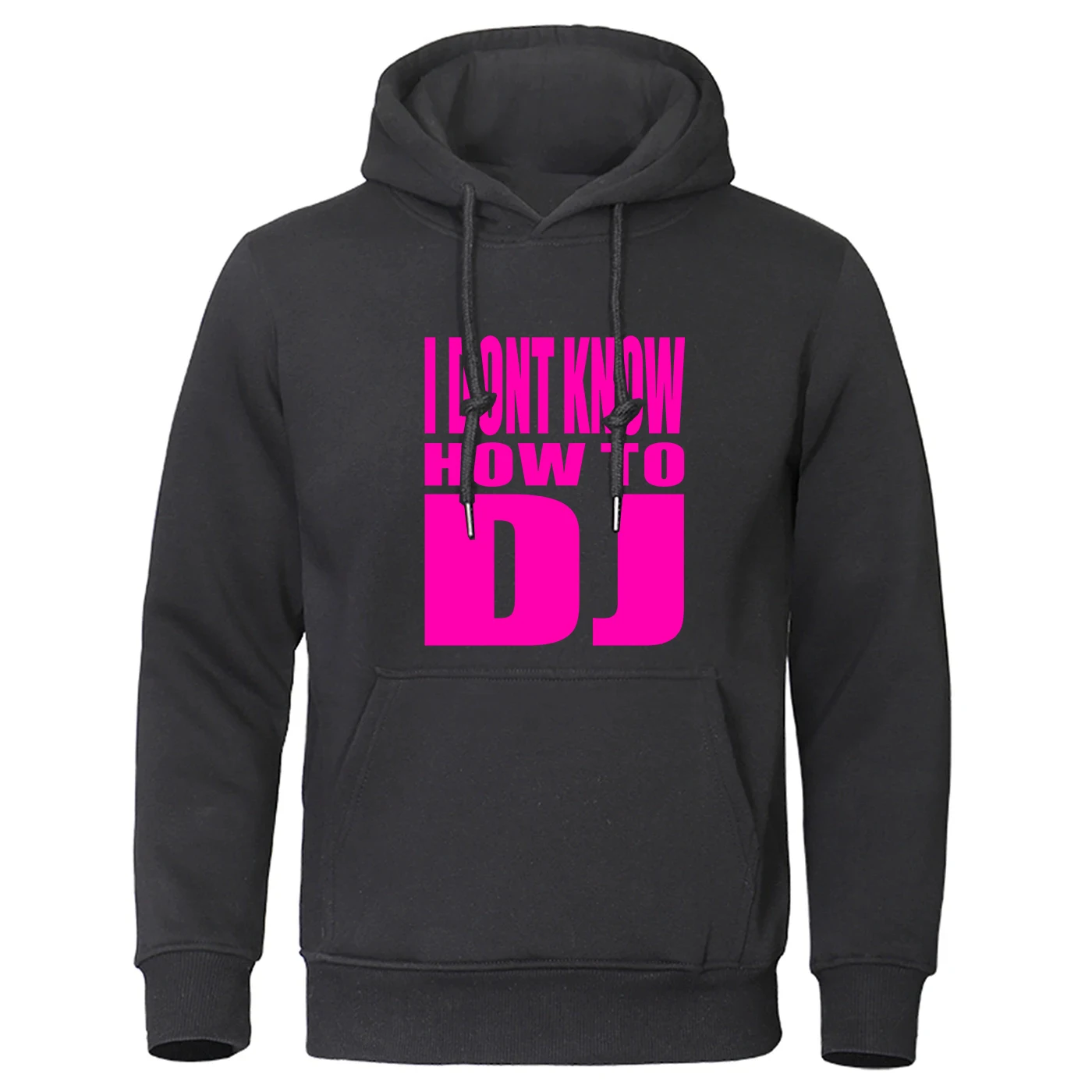 Rock Punk I DONT KNOW HOW TO DJ Logo New men's casual sweatshirts for autumn outdoor fitness jogging sweatshirts hoodies