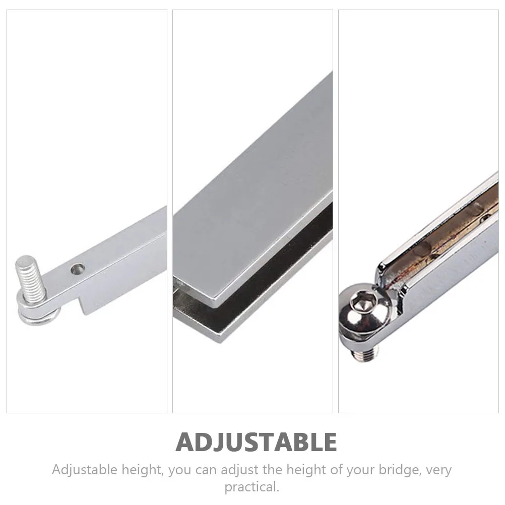 

1Set Guitar Bridge Lifter Small Size Good Looking Appearance Adjustable Guide Rail Durable Tool Guitar Nut Bridge Adjustment Pad